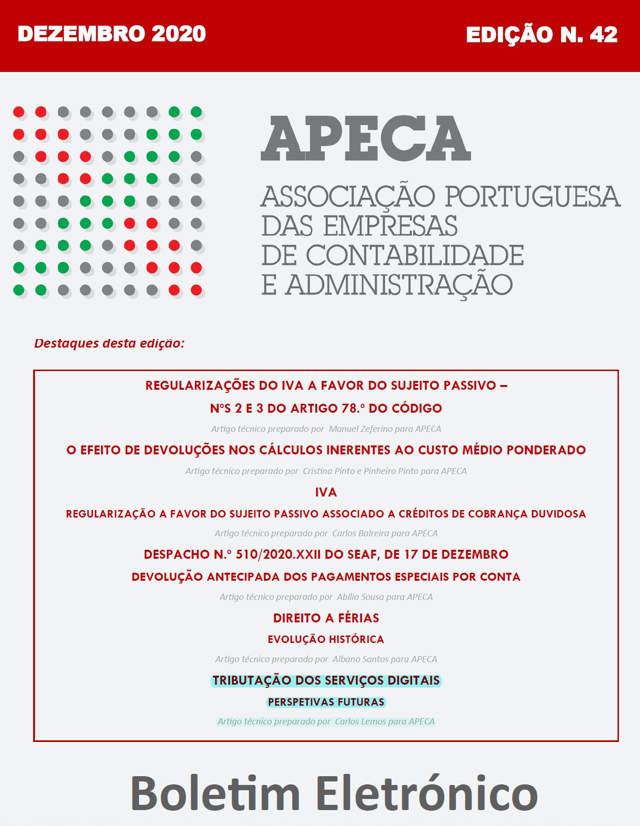 Boletim Eletrónico APECA n.º 42 (Dezembro/2020)