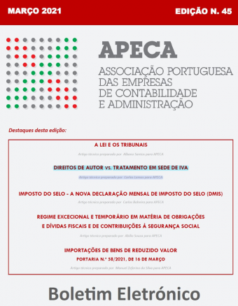 Boletim Eletrónico APECA n.º 45 (Março/2021)